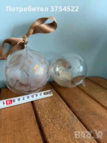 Стъклени топки за елха, снимка 9 - Декорация за дома - 52545994