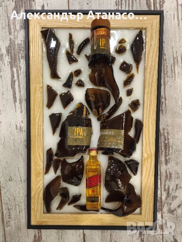 Картини с бутилки, снимка 13 - Декорация за дома - 50296302