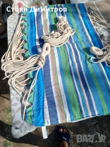 Прекрасен здрав хамак изработка памук ,удобен, допълнително захващане , снимка 14 - Антикварни и старинни предмети - 51614214