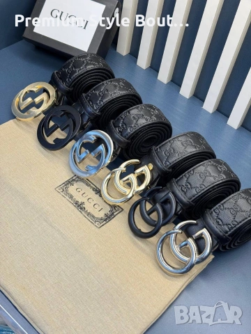 Колани Gucci от естествена кожа в кутия на марката , снимка 2 - Колани - 54007324