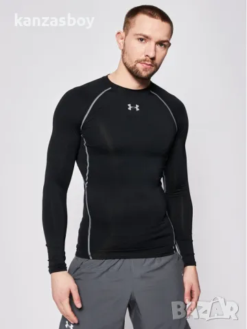 Under Armour Ua HeatGear® Long Sleeve Compression - страхотна фитнес блуза КАТО НОВА М, снимка 1 - Блузи - 46820875