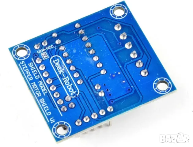Четири канален драйвер за стъпков или 2 DC електромотора L293D DC4.5-25V, снимка 4 - Друга електроника - 49572489