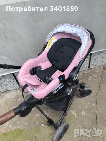  Количка Lorelli Crysta 3-in-1, снимка 8 - Детски колички - 54244245