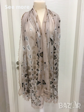 VALENTINO шал коприна