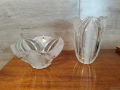 Кристални купи и ваза , снимка 1