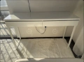 Бюро , тоалетна маса, ikea besta burs бял гланц, снимка 4
