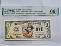 USA. DISNEY $1 DOLLAR 2009 PMG 66, снимка 1