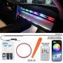 RAINBOW LED амбиентно осветление за автомобили с RGB 256 цвята, 2 в 1, снимка 2
