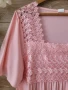  Нова розова блуза с дантела , снимка 2