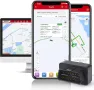 GPS тракер с безкабелен монтаж в OBD порт, подслушване, превишена скорост, геозони, история, снимка 16