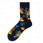 Мъжки чорапи със забавен модел от 3 чифта, 4цвята , снимка 4