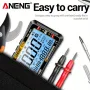 Автоматичен цифров мултицет ANENG 613, 4.5" дисплейAC/DC, ток, честота, съпротивление. С термохигром, снимка 6