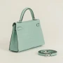 Hermes mini Kelly mint green , снимка 5