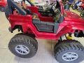 US Двуместен акумулаторен джип FUEGO 4x4 червен, снимка 4