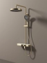 Луксозен душ в златен цвят D29, снимка 7