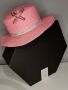 Розова лятна дамска шапка, снимка 1 - Шапки - 45355088