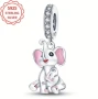 Сребърен талисман за Пандора Слонче 🐘, снимка 2