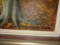 Стара голяма авторска картина - пейзаж , подписана, снимка 6