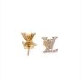 Златни обеци Louis Vuitton 1,52гр. 14кр. проба:585 модел:23788-3, снимка 2