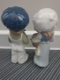 Lladro CASADES статуетки 18см/2бр чифт/ЛАДРО КАСАДЕС испанска порцеланова фигура/деца с шапки, снимка 4