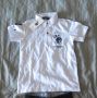 Чисто нова бяла тениска с яка U.S. Polo ASSN. за момче, снимка 1 - Детски ризи - 45263378