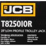 Крик крокодил 2т нископрофилен с въртяща дръжка 360°  JCB ,T825010R (89-359mm), снимка 6