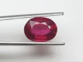Подобряван естествен рубин с цвят Гълабова кръв 2.13кт.! Сертифициран! Нов!, снимка 9