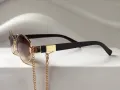 Дамски слънчеви очила със синджир/ верижка, снимка 7