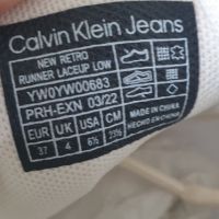 Calvin Klein Jeans New Retro Runner Laceup Low UK 4 US 6.5 Womens Size 37 /23.5 см ОРИГИНАЛ! Дамски , снимка 13 - Кецове - 45653757
