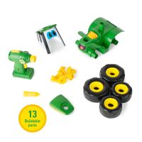 Трактор John Deere Build-A-Buddy™ Johnny Комплектът за сглобяване от 16 части, снимка 4 - Коли, камиони, мотори, писти - 45343815