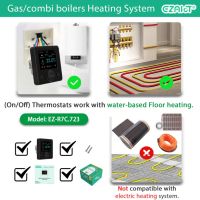 EZAIoT Smart Thermostat WiFi за управление на температурата на отопление 220V 3A  гласов контрол НОВ, снимка 3 - Друга електроника - 45202426