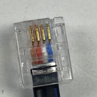 Свързващ кабел RJ14 към букса 5 x 2.1 / 135мм, снимка 2 - Друга електроника - 45092088