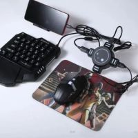 🎮📱 Геймърска мишка и клавиатура за телефон, смартфон, таблет - комплект VIDGES адаптер за PUBG COD, снимка 1 - Клавиатури и мишки - 45466723