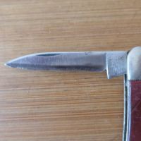 Джобно ножче с 2 остриета розово Буковец, снимка 5 - Антикварни и старинни предмети - 45307188