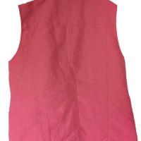 Дамски елек с джобове Aproductz, 100% полиестер, Розов, 65х55 см, 42, снимка 2 - Елеци - 45515063