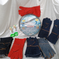 Ръкавици за заваряване,Огнеупорни кожени ръкавици, устойчиви на огън/плам, заварчици,естествена кожа, снимка 10 - Други инструменти - 44991228