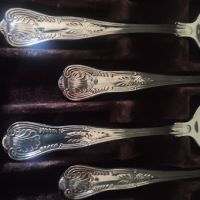 Винтидж 6 броя десертни лъжици със сребърно покритие на Viners Sheffield England , снимка 8 - Антикварни и старинни предмети - 45899521