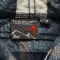 SWEDEMOUNT - мъжка памучна риза, размер М, снимка 4 - Ризи - 45196730