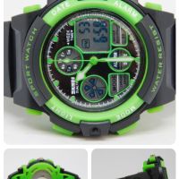 SKMEI Dual Time Alarm Кварцов аналогов цифров мъжки спортен часовник Нова батерия

, снимка 1 - Мъжки - 45856180