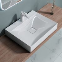 Нова дизайнерска мивка от лят мрамор, снимка 1 - Мивки - 45280176