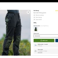 STORMBERG Kjenndal Stretch Pant размер L еластичен панталон - 1042, снимка 2 - Панталони - 46049592