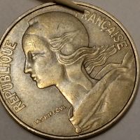 Дефектна монета.20 Сантима 1980, снимка 1 - Нумизматика и бонистика - 45163442