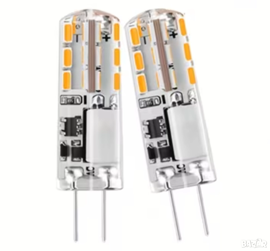 6 броя Led крушки G4 12V 1W, снимка 1