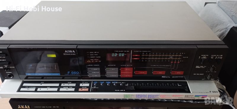 Касетен дек Cassette deck AIWA AD F-660 , снимка 1