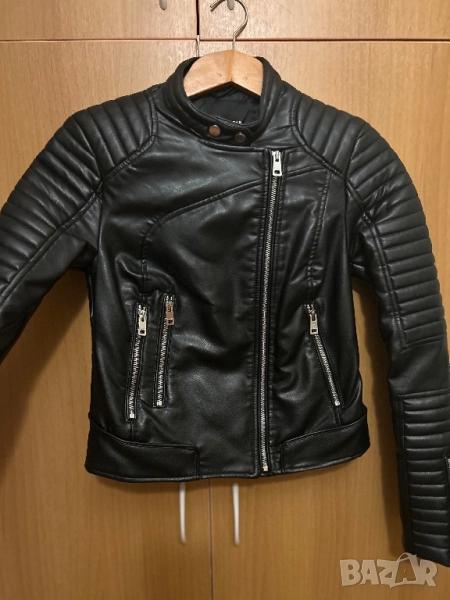 Кожено черно яке, снимка 1