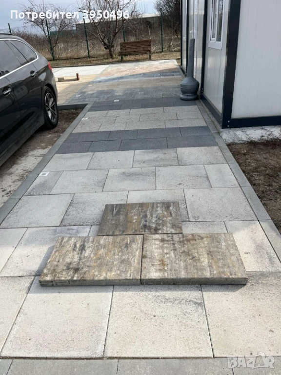 Плочи Appia Antica Grande, 60x40x5см, цвят: сив меланж, снимка 1