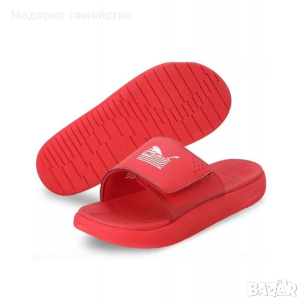 Джапанки puma x nipsey hussle the marathon continues softride slides red, снимка 1