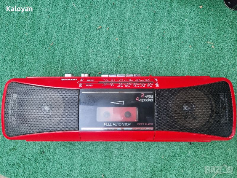 радиокасетофон Sharp QT-249Z (red) , снимка 1