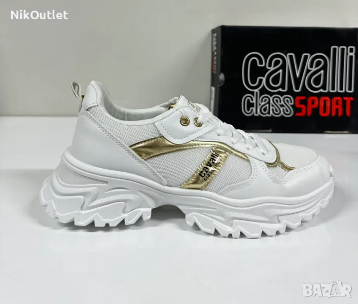 Cavalli Class SPORT SNEAKERS WHITE, снимка 1