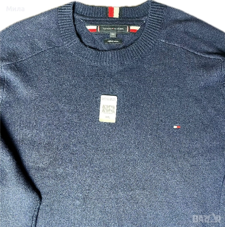 Tommy Hilfiger - Мъжки пуловер ( Мериносова Вълна 100%  ) / XXL, снимка 1